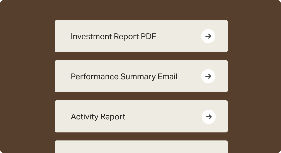 customizable reports